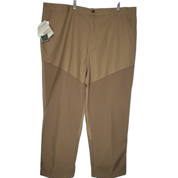 Cabela's Boar Hide Pants Men's 46 Reg. Inseam 27.5". Brush Hunting Brown NWT - Picture 1 of 8